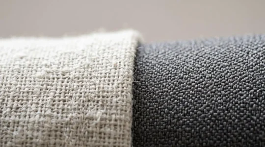 Détails de différentes fibres textiles pour vêtements de voyage