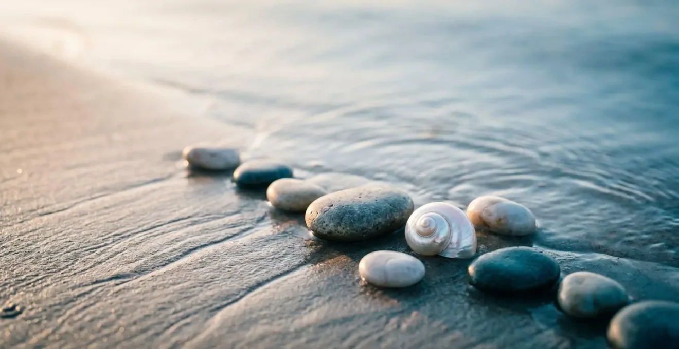 Ambiance sonore apaisante évoquant le bruit des vagues et l'environnement marin pour la relaxation